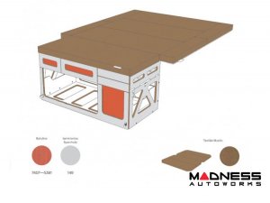 Volkswagen ID. Buzz Camper Kit - Sleeping Platform - Taupe